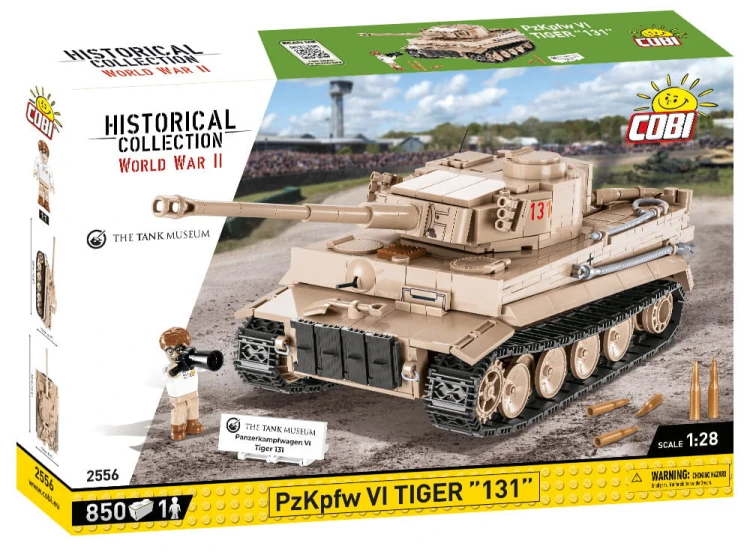 KLOCKI COBI 2556 Czołg Tygrys PzKpfw VI Tiger 131 HC WW2 850 EL