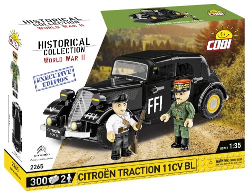 KLOCKI COBI 2265 Samochód Citroen Traction 11CVBL HC WW2 300 EL "EE"