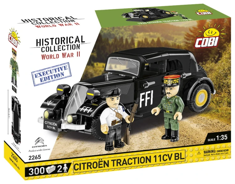 KLOCKI COBI 2265 Samochód Citroen Traction 11CVBL HC WW2 300 EL "EE"