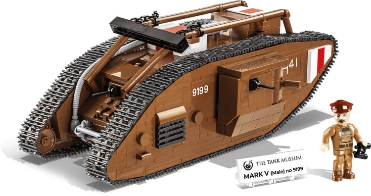 KLOCKI COBI 2984 Czołg Brytyjski Mark V Male HC GW 837 EL
