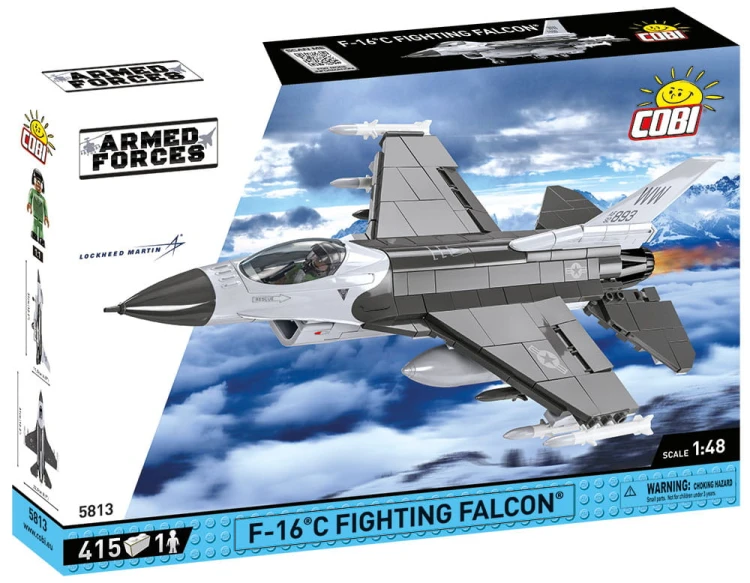 KLOCKI COBI 5813 Samolot F-16C Fighting Falcon AF 415EL