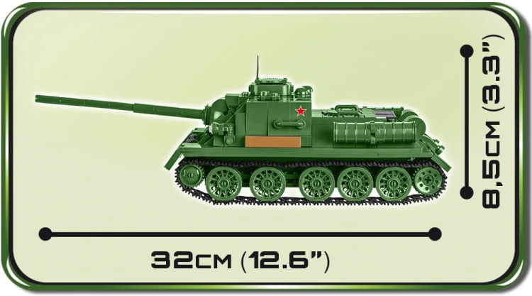 KLOCKI COBI 2541 Działo Samobieżne SU-100 HC WW2 655 EL