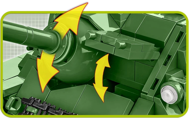 KLOCKI COBI 2541 Działo Samobieżne SU-100 HC WW2 655 EL