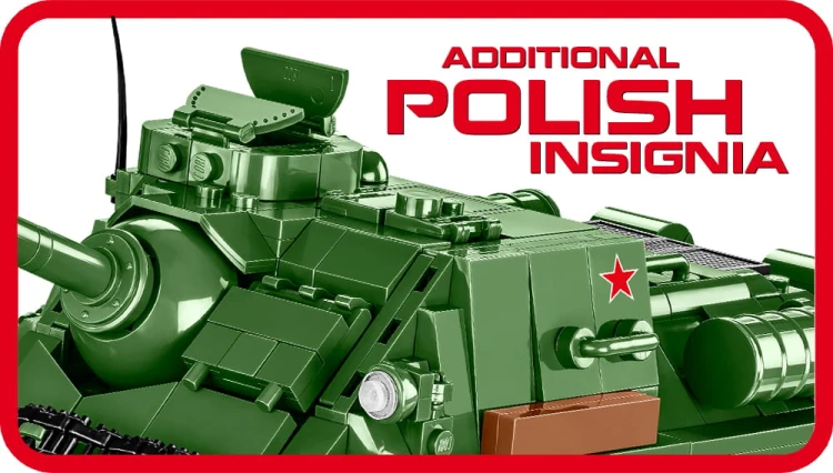 KLOCKI COBI 2541 Działo Samobieżne SU-100 HC WW2 655 EL