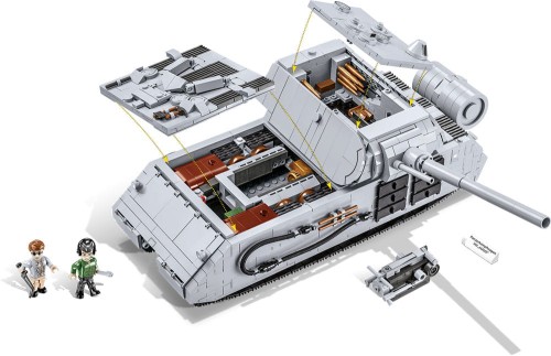 KLOCKI COBI 2559 Czołg Niemiecki Panzer VIII Maus HC WW2 1605 EL