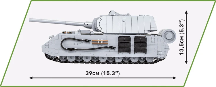 KLOCKI COBI 2559 Czołg Niemiecki Panzer VIII Maus HC WW2 1605 EL