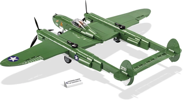 KLOCKI COBI 5726 Samolot Lockheed P-38 H Lightning HC WW2 545 EL