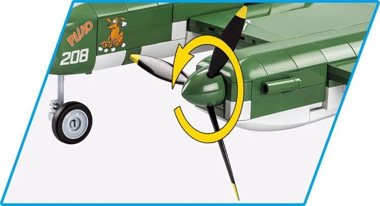 KLOCKI COBI 5726 Samolot Lockheed P-38 H Lightning HC WW2 545 EL