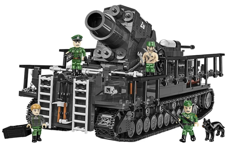KLOCKI COBI 2560 Moździerz Samobieżne Karl-Gerät HC WW2 1574 EL