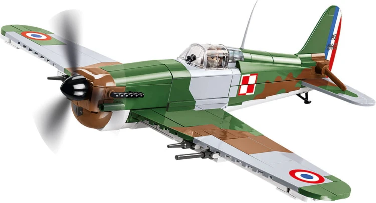 KLOCKI COBI 5724 Samolot Morane-Saulnier MS.406 HC WW2 317 EL