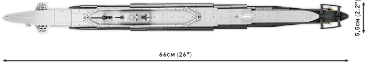 KLOCKI COBI 4831 OKRĘT STATEK PODWODNY USS TANG   SS-306 777EL. AMERYKAŃSKI ŁÓDŹ WOJSKO ARMIA WOJSKOWY KOMP. Z LEGO