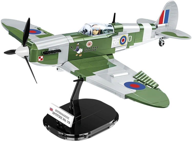 KLOCKI COBI 5725 Samolot Supermarine Spitfire HC WW2 342 EL