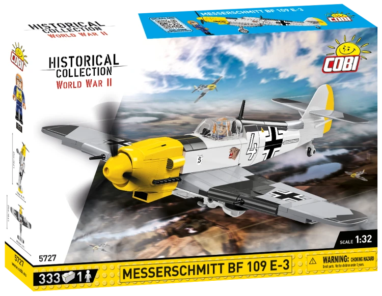 KLOCKI COBI 5727 Samolot Messerschmitt Bf 109 HC WW2 333 EL