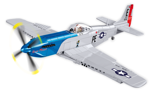 KLOCKI COBI 5719 Samolot Mustang P-51D HC WW2 304 EL.