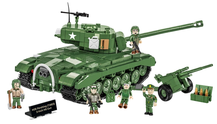 KLOCKI COBI 2563 Czołg M26 Pershing HC WW2 1065 EL.  "EE"