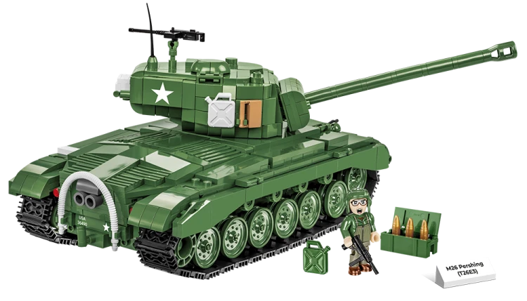 KLOCKI COBI 2564 Czołg M26 Pershing T26E3 HC WW2 904 EL