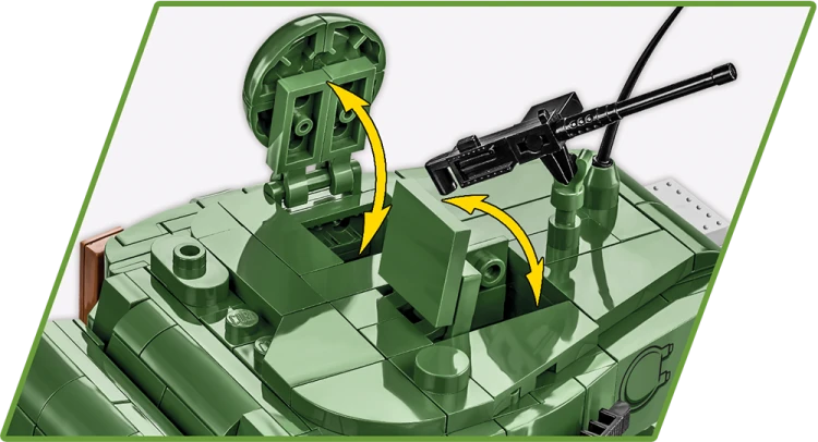 KLOCKI COBI 2564 Czołg M26 Pershing T26E3 HC WW2 904 EL