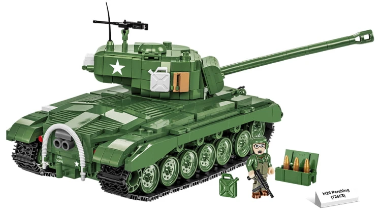 KLOCKI COBI 2564 Czołg M26 Pershing T26E3 HC WW2 904 EL