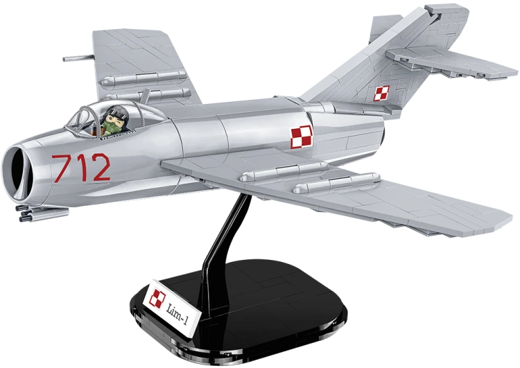 KLOCKI COBI 5822 Samolot Lim-1 Polish Air Force 1952 HC CW 504 EL