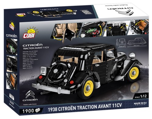 KLOCKI COBI 24337 Samochód Citroen Traction Avant 11 CV HC WW2 1900 EL.
