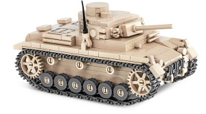 KLOCKI COBI 2712 Czołg Panzer III Ausf. J HC WW2 292EL.