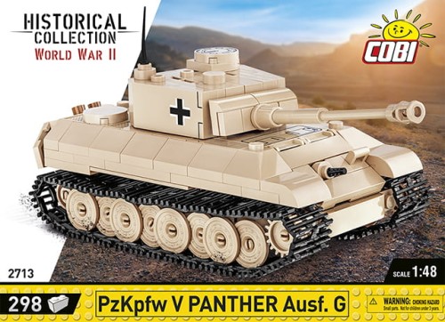 KLOCKI COBI 2713 Czołg PzKpfw V Panther Ausf. G HC WW2 298 EL