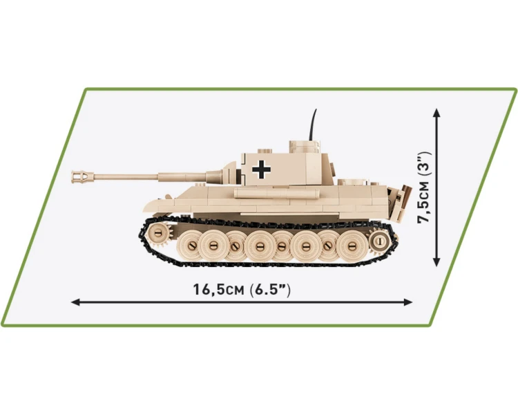 KLOCKI COBI 2713 Czołg PzKpfw V Panther Ausf. G HC WW2 298 EL