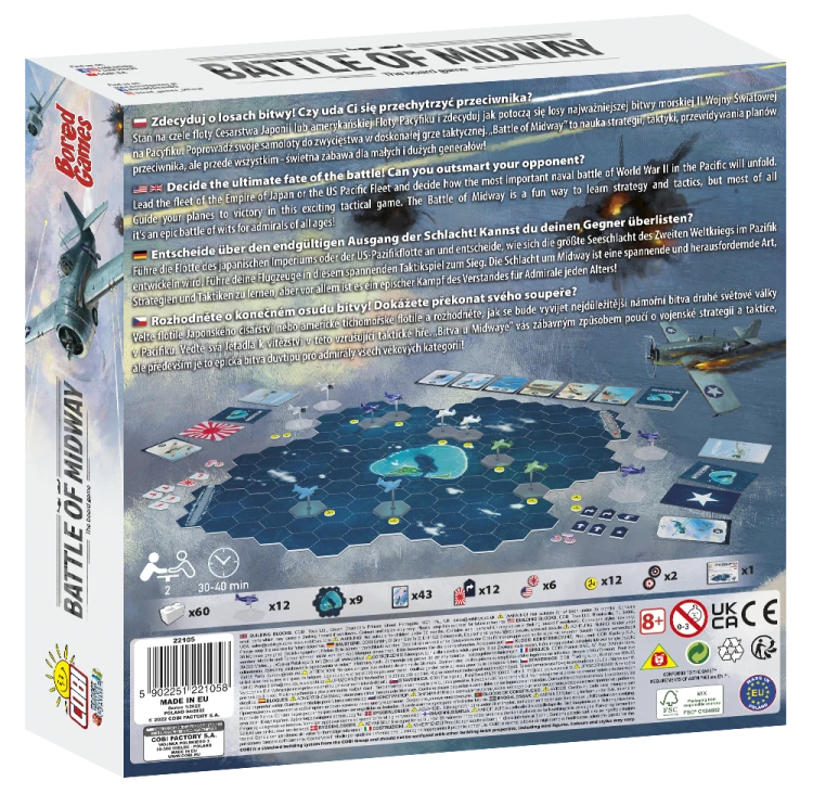 COBI 22105 Gra Planszowa Bitwa o Midway
