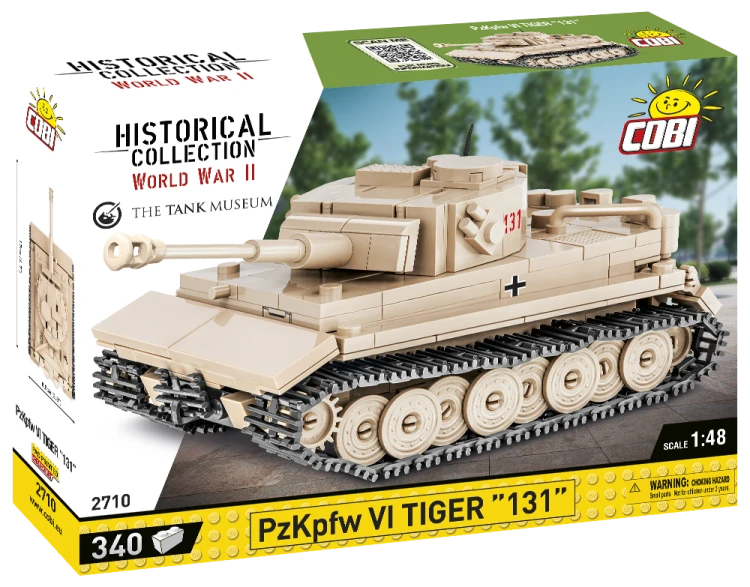 KLOCKI COBI 2710 Czołg Tygrys PzKpfw VI Tiger 131 HC WWII 340 EL