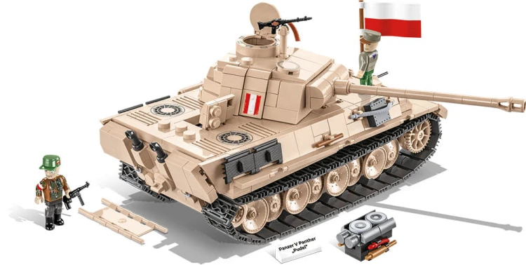 KLOCKI COBI 2568 Czołg PzKpfw V Panther Pudel HC WW2 840 EL