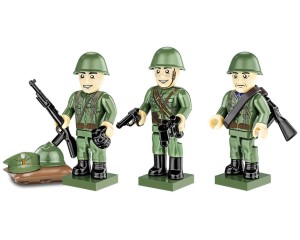 KLOCKI COBI 2052 Figurki Żołnierzy Polish Infantry 1939 HC WW2 30 El.