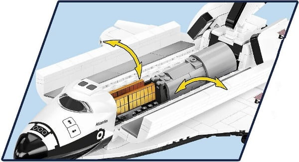 KLOCKI COBI 1930 Wahadłowiec Space Shuttle Atlantis HC 685 EL