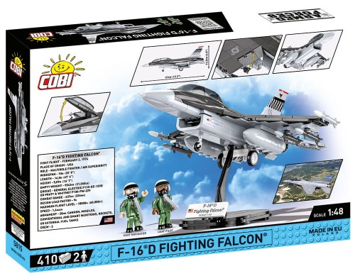 KLOCKI COBI 5815 Samolot F-16D Fighting Falcon AF 410 EL.
