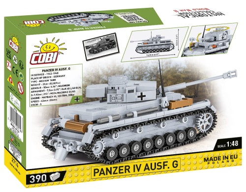 KLOCKI COBI 2714 Czołg Panzer IV Ausf.G HC WW2 390 EL