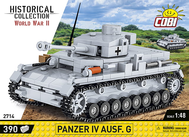 KLOCKI COBI 2714 Czołg Panzer IV Ausf.G HC WW2 390 EL