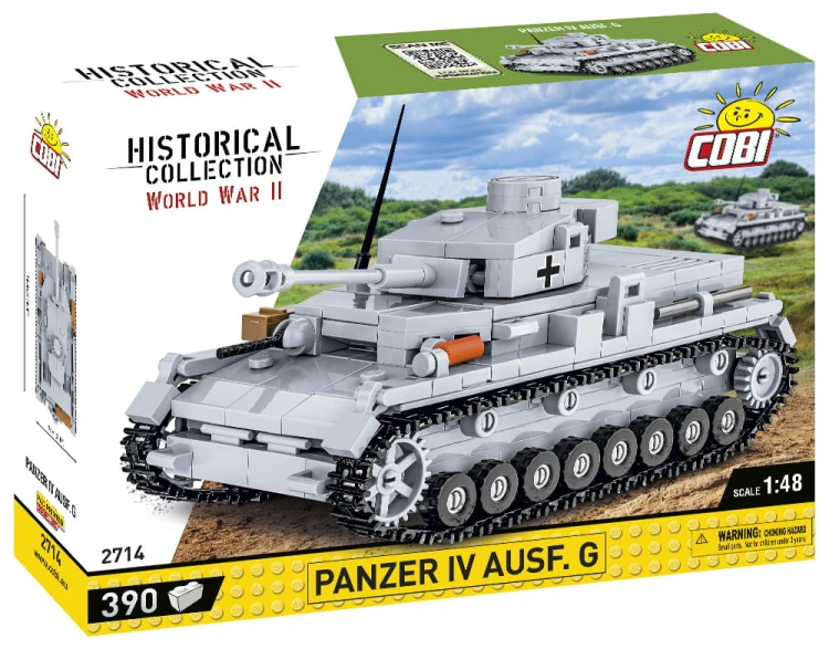 KLOCKI COBI 2714 Czołg Panzer IV Ausf.G HC WW2 390 EL