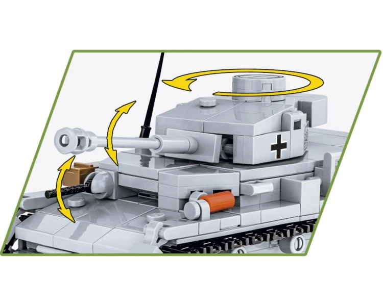 KLOCKI COBI 2714 Czołg Panzer IV Ausf.G HC WW2 390 EL