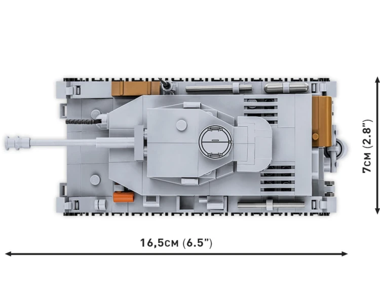 KLOCKI COBI 2714 Czołg Panzer IV Ausf.G HC WW2 390 EL
