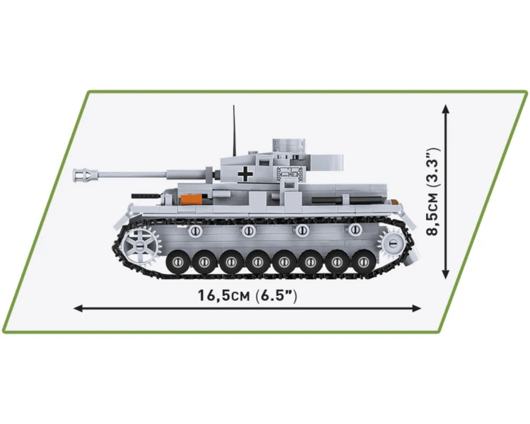 KLOCKI COBI 2714 Czołg Panzer IV Ausf.G HC WW2 390 EL